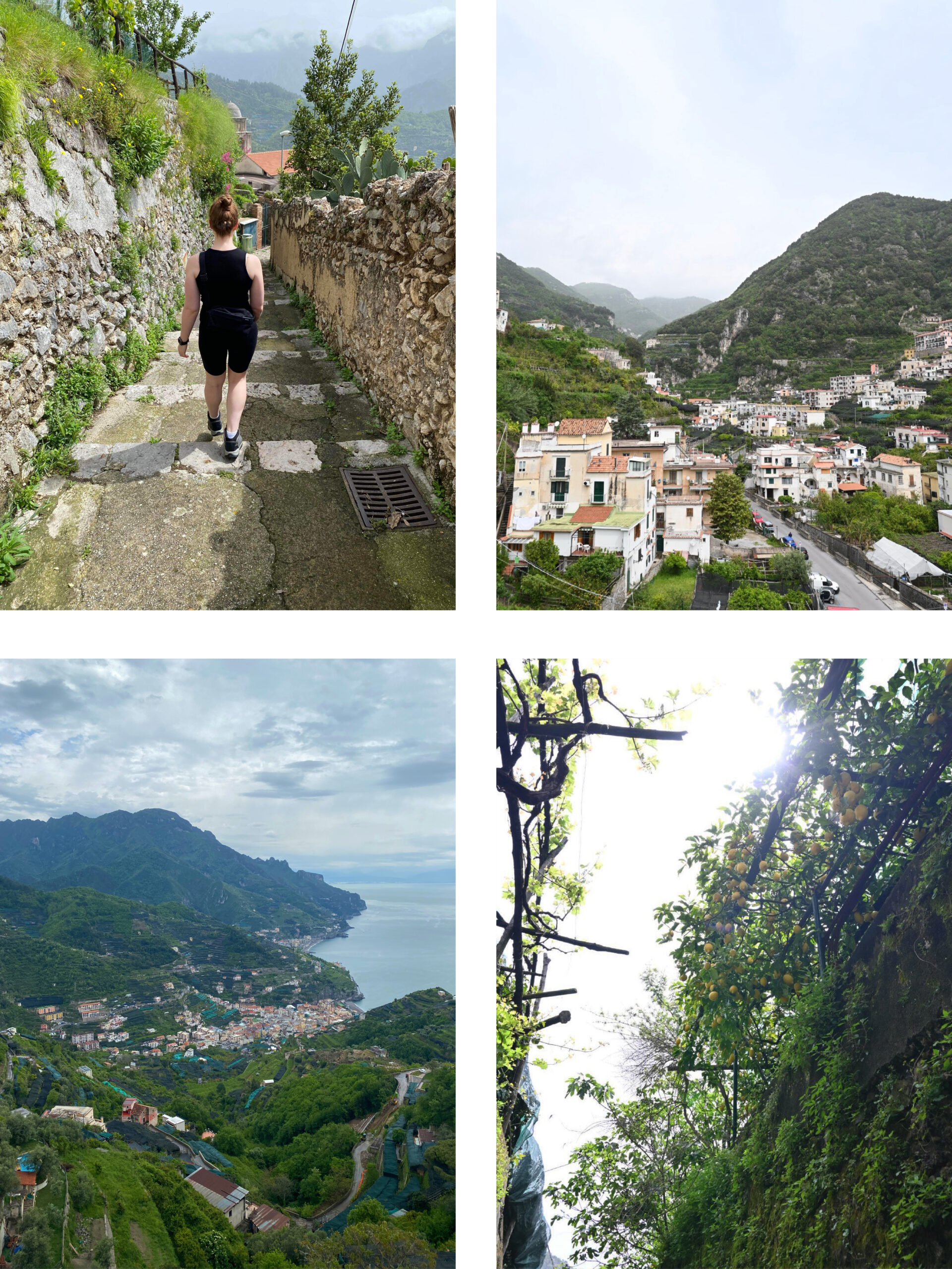 Views from the walk between Ravello and Minori in Italy's Amalfi Coast.