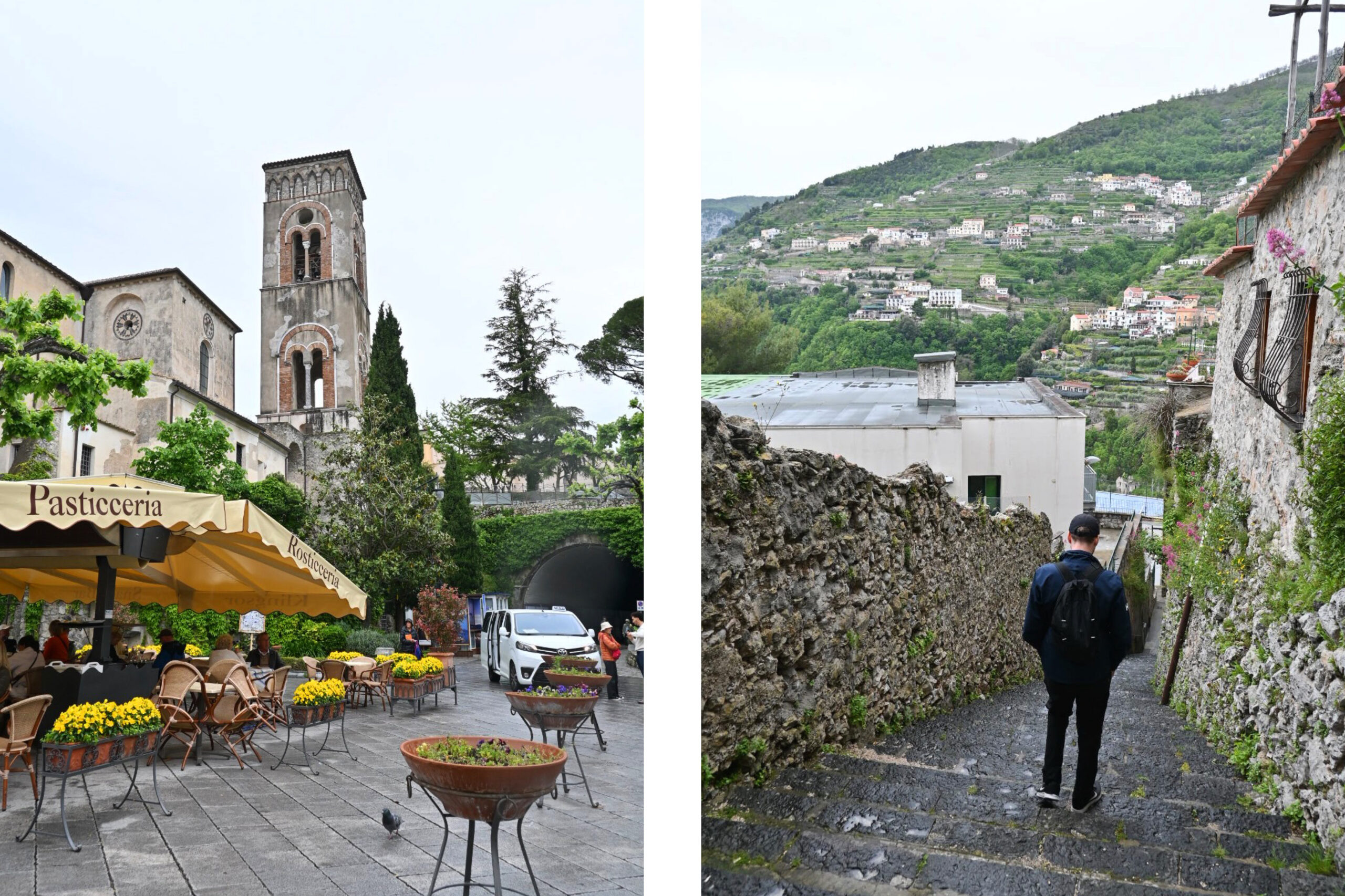 The town of Ravello in Italy's Amalfi Coast. 