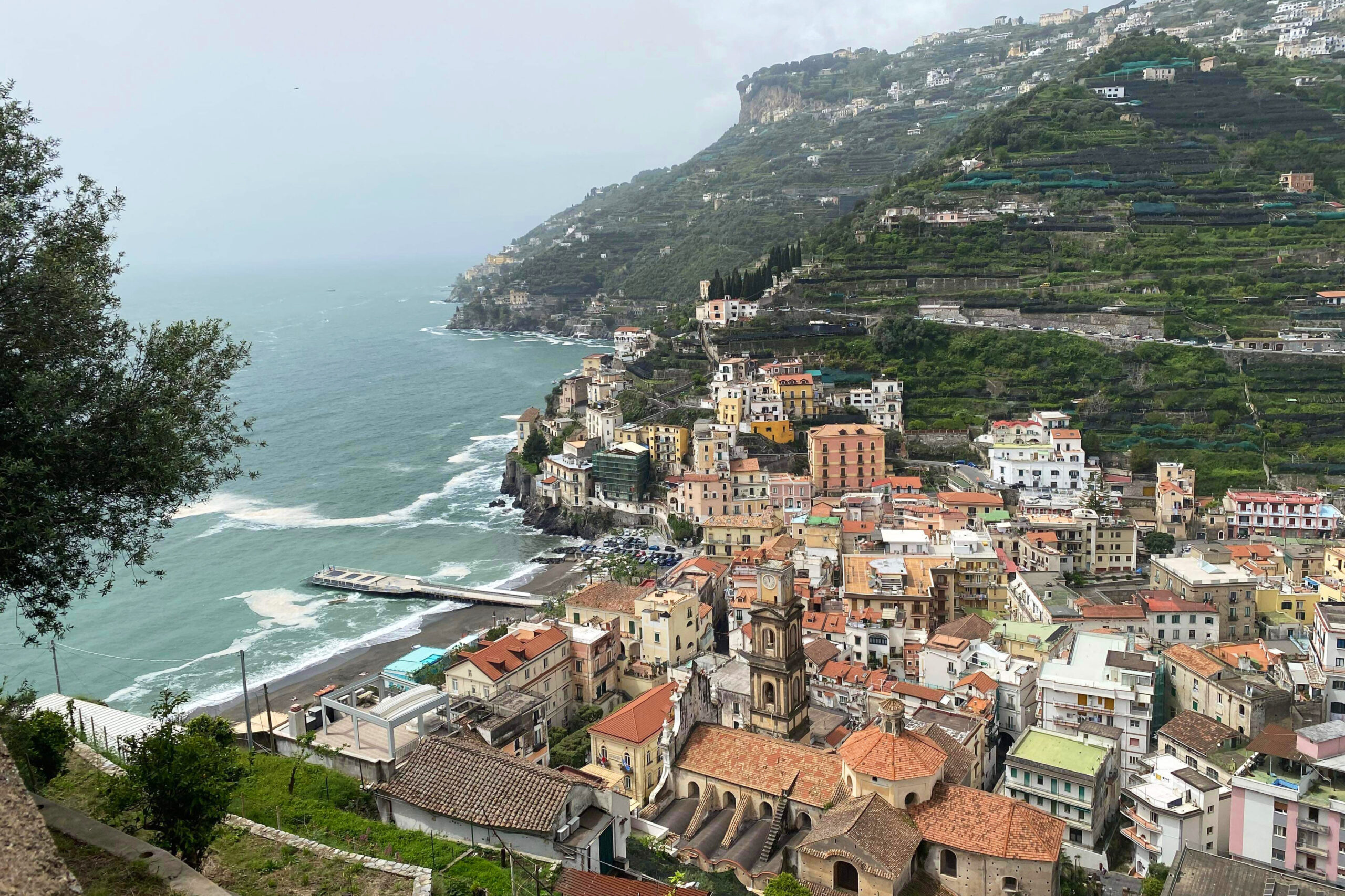 The town of Minori in Italy's Amalfi Coast