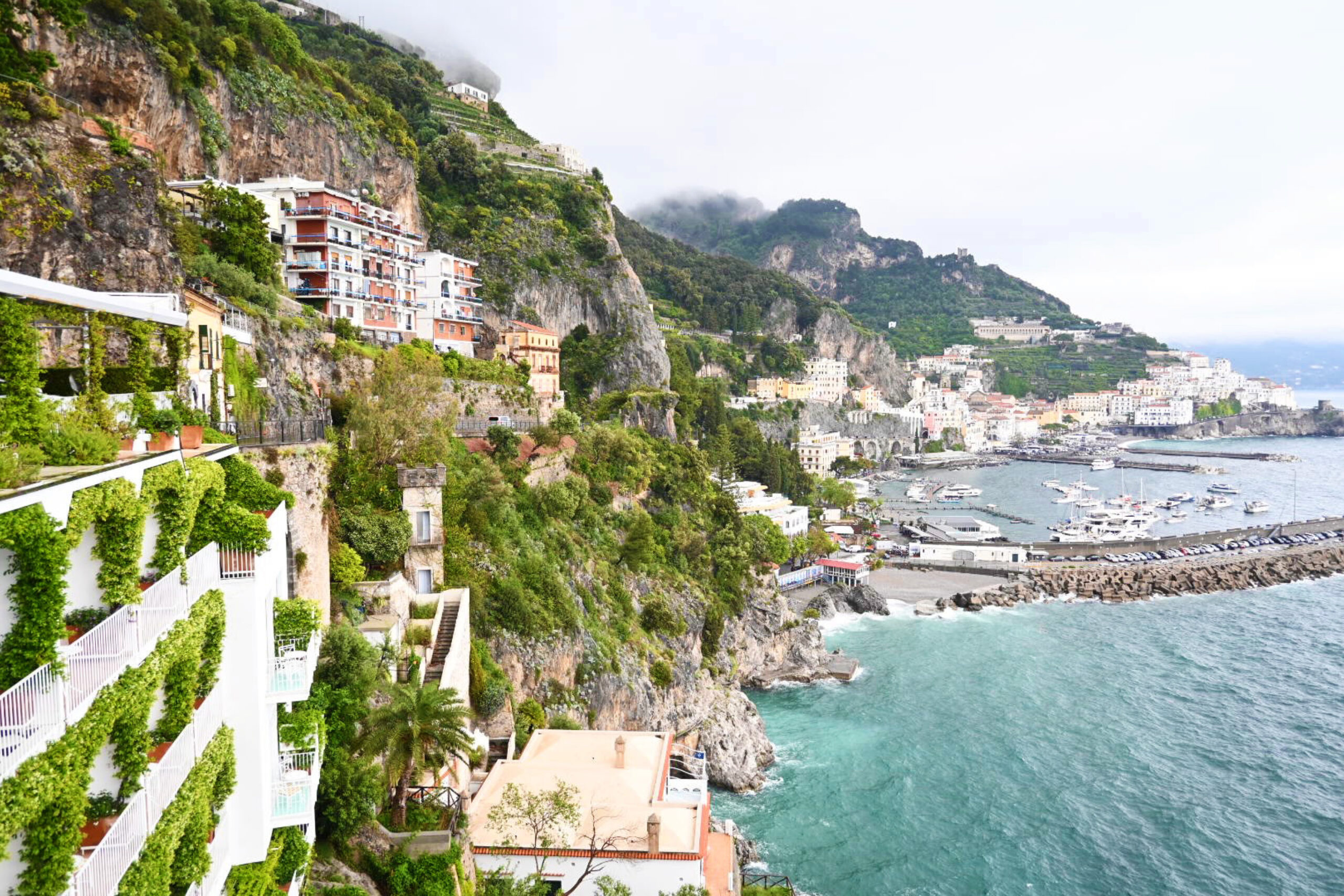 The town of Amalfi in Italy