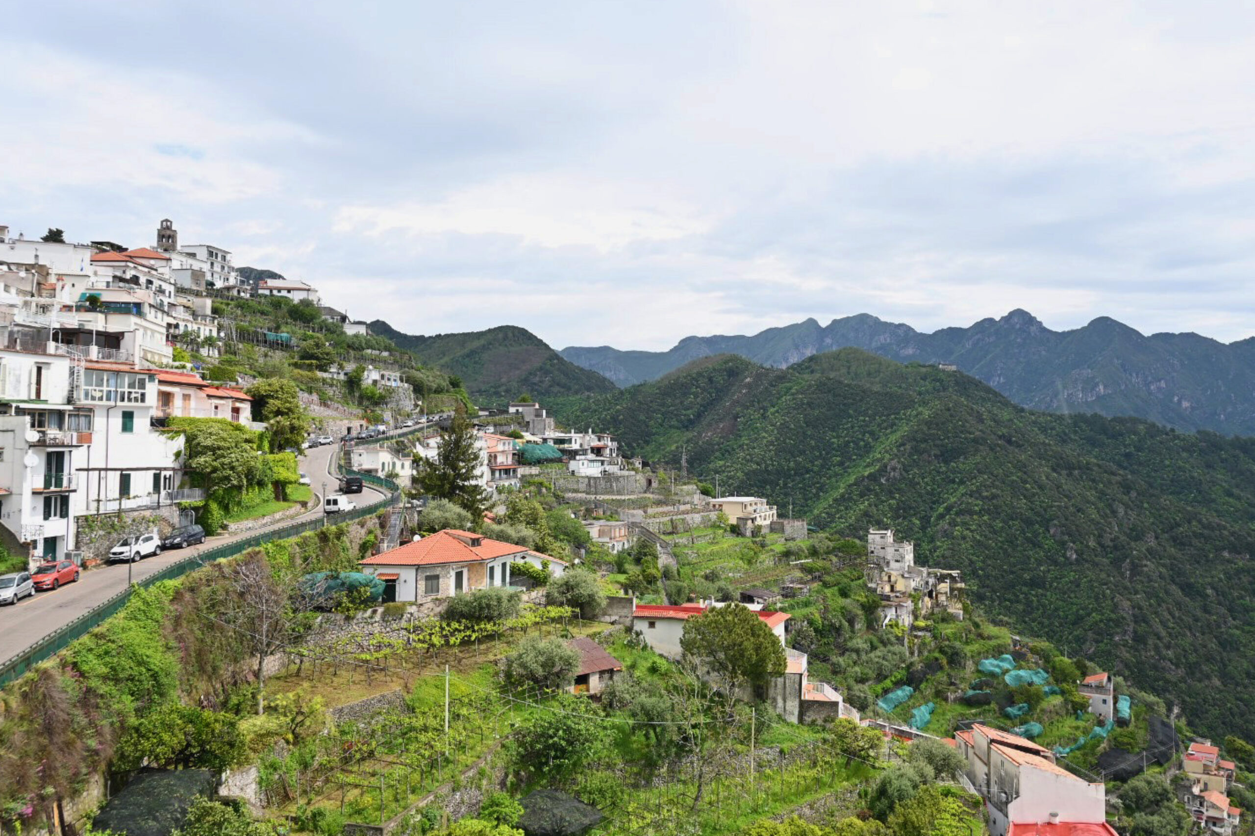 The town of Ravello on Italy's Amalfi Coast 