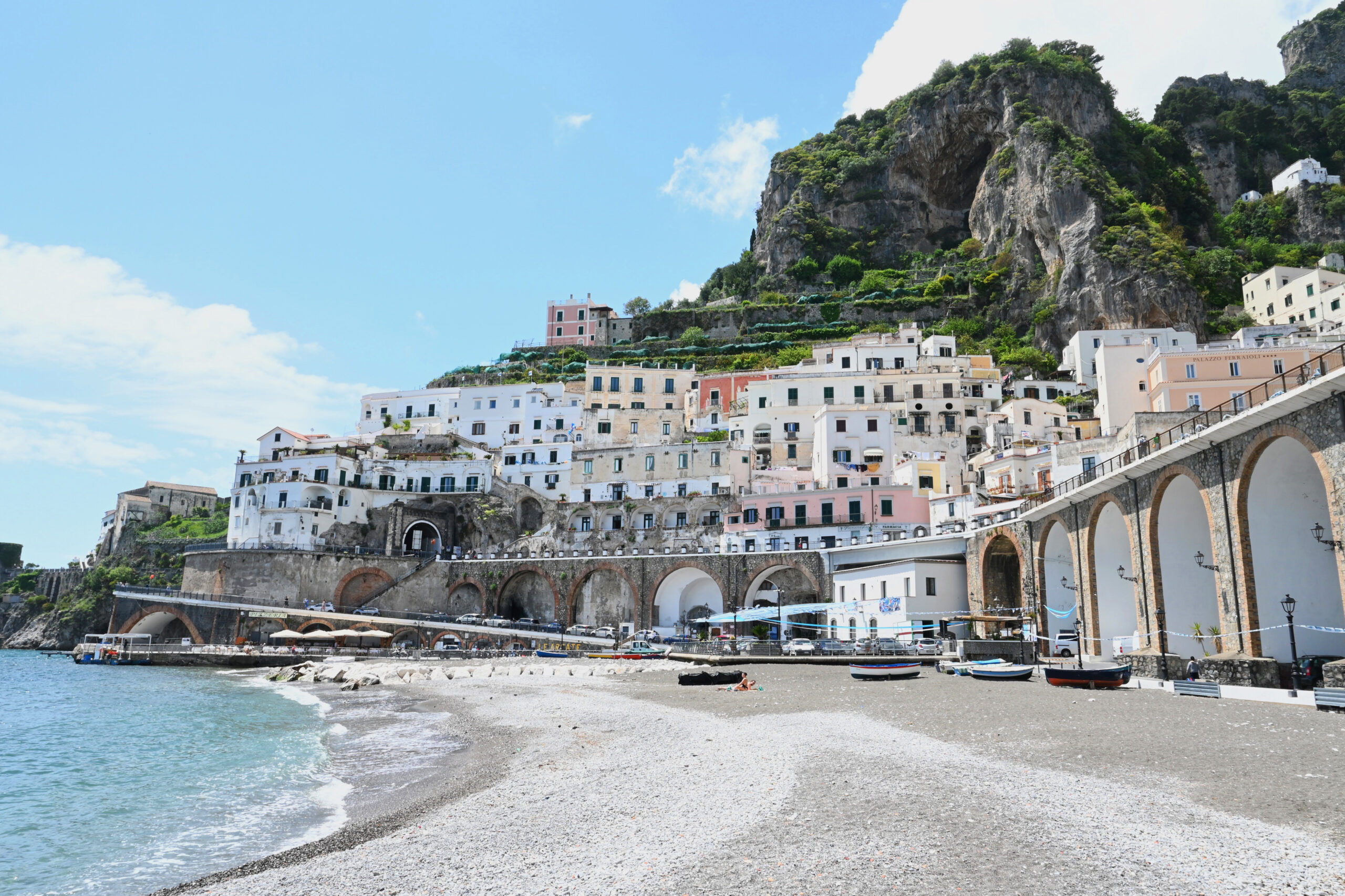 The town of Atrani on Italy's Amalfi Coast