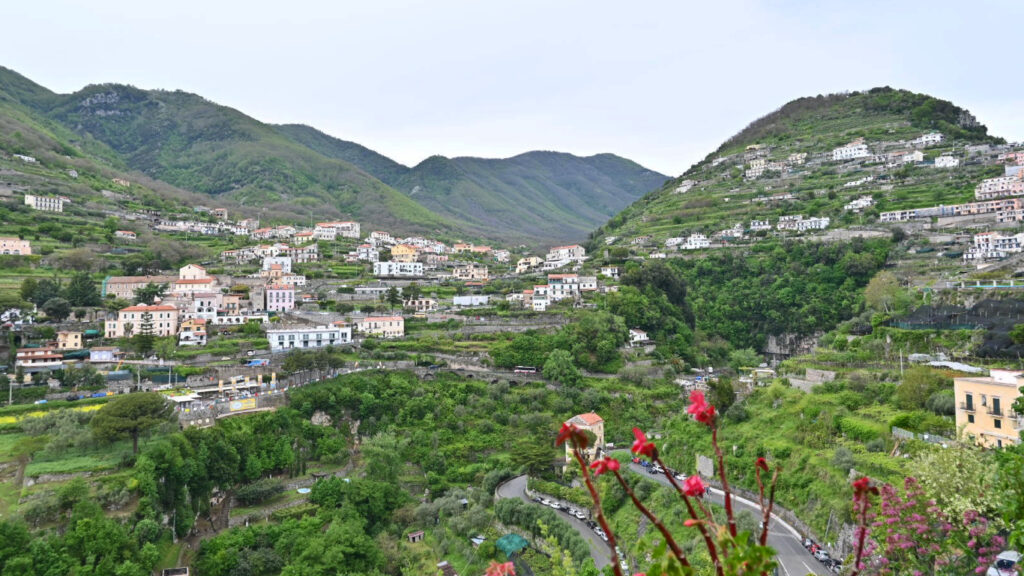 The town of Ravello on Italy's Amalfi Coast.