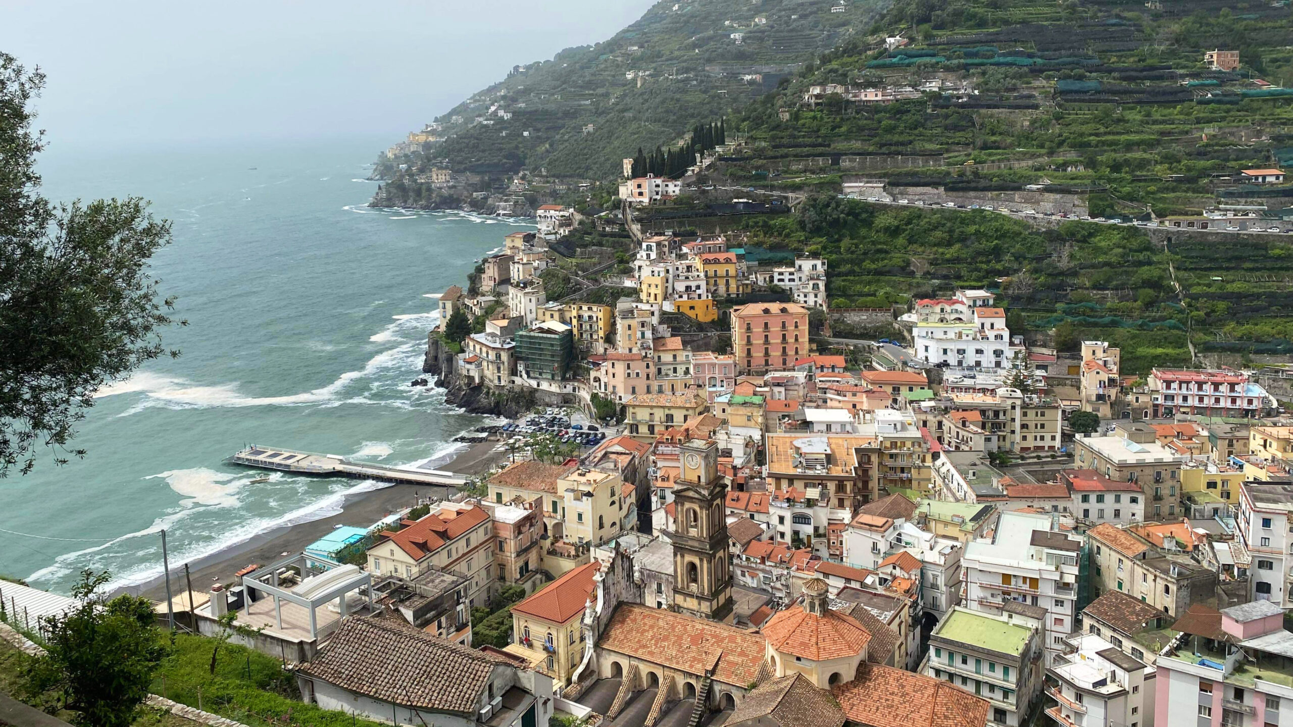 The town of Minori in Italy's Amalfi Coast.