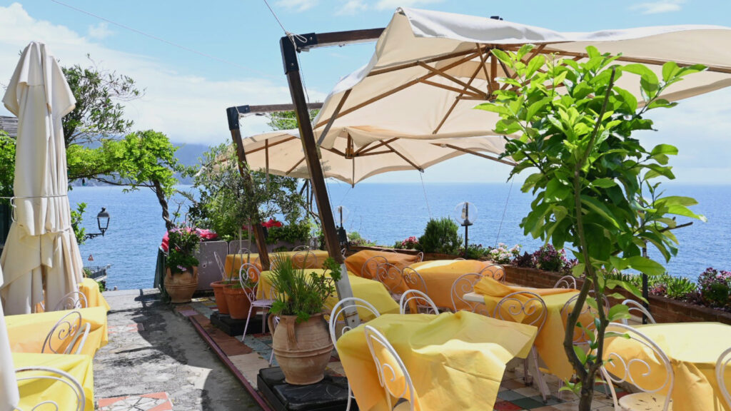 A restaurant on Italy's Amalfi Coast.